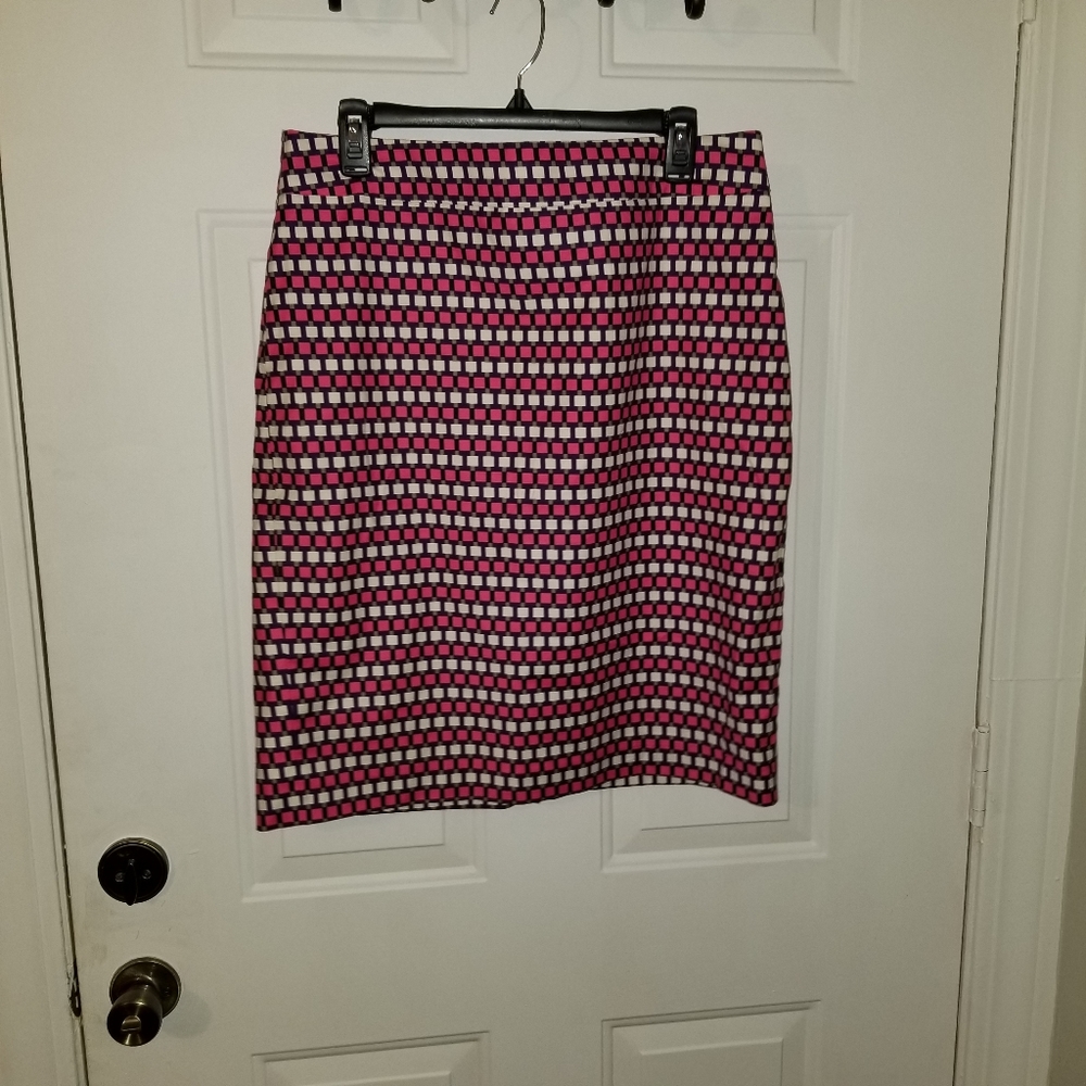 Ann Taylor Multi Color Skirt Size 12